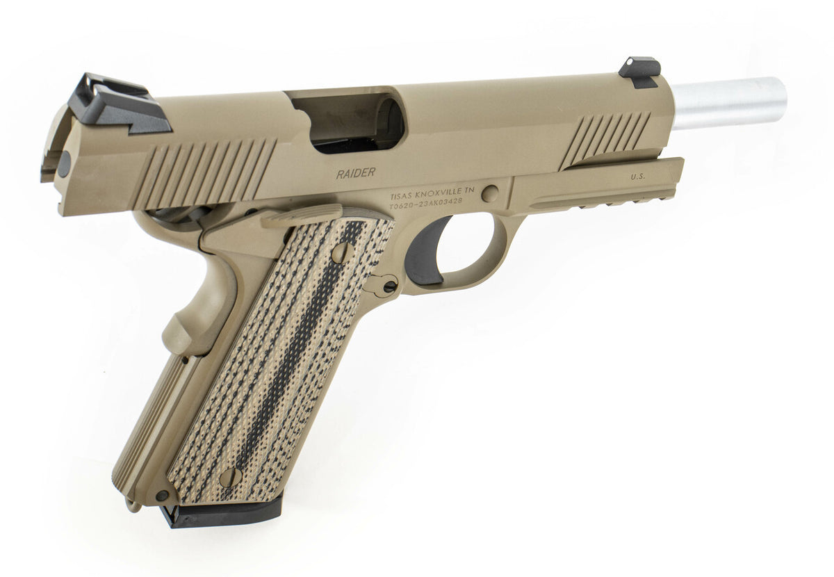 TISAS 1911 DUTY .45ACP 5 RAIL FDE 5" Barrel, 8rd