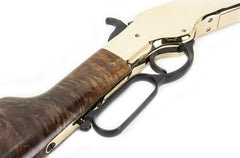 Henry H011 Original Henry Rifle 44-40 Win 13+1 24.50 Polished Brass Fancy American Walnut Right Hand