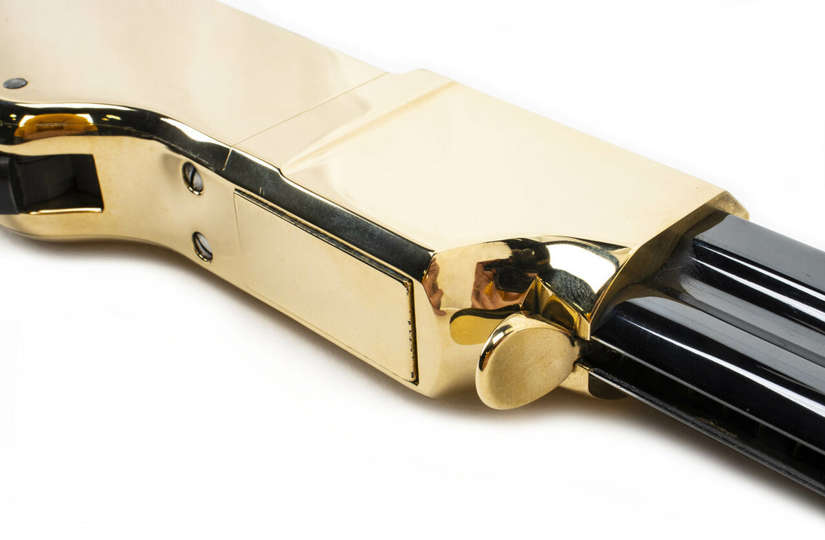 Henry H011 Original Henry Rifle 44-40 Win 13+1 24.50 Polished Brass Fancy American Walnut Right Hand