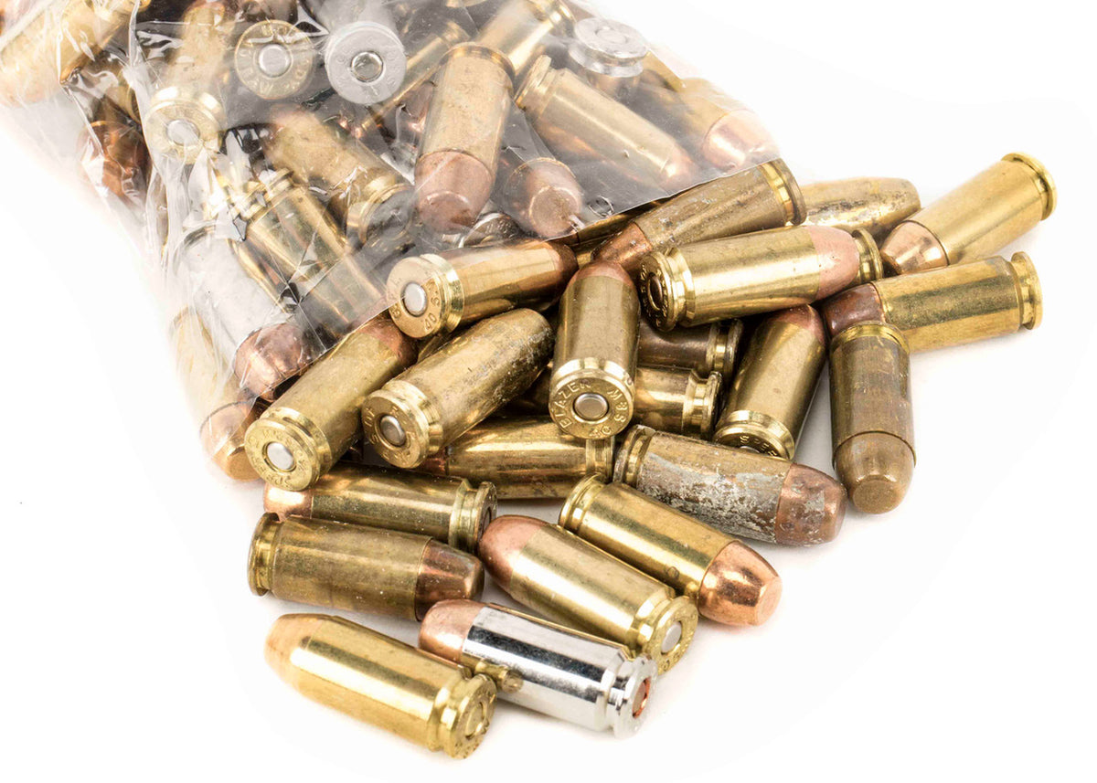 .40 S&W 100rd Grab Bag - Loose Bulk Packed Mixed Ammunition
