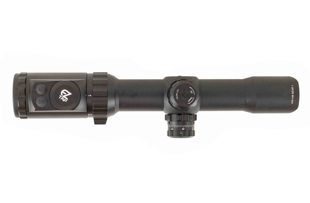 UTG 1-8X28 30mm CQB/MRC Scope 36-color Mil-dot QD Rings