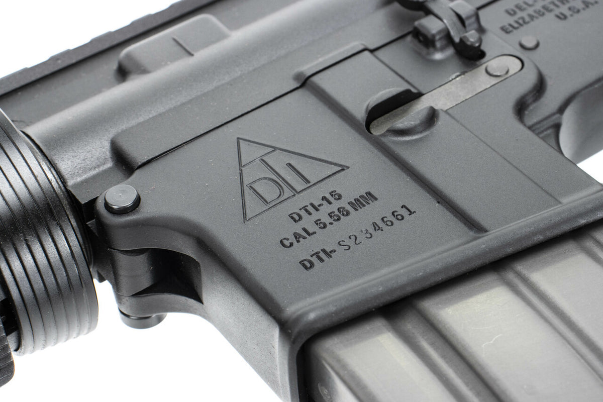 Del-Ton Inc Echo 316 5.56x45mm / .223 Rem AR-15  16 Black Hard Coat Anodized 5 Position M4 Stock Black Polymer Grip
