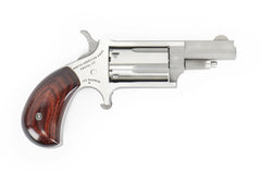 NAA 22M Mini-Revolver  22 Mag 5rd 1.63 Stainless Steel, Rosewood Grip