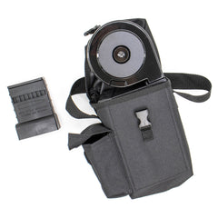RWB AR-15  100 Round Dual Drum Magazine .223 With Reinforced Feed Lips - Black/Black