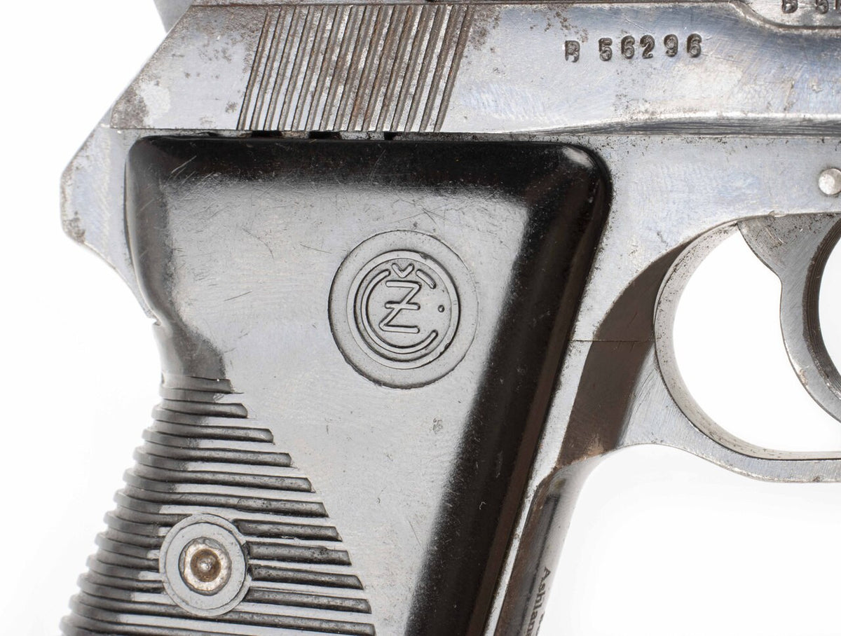 CZ vz.50 .32 ACP  3.8" Barrel Czech Police Surplus Blued Pistol , C&R Eligible