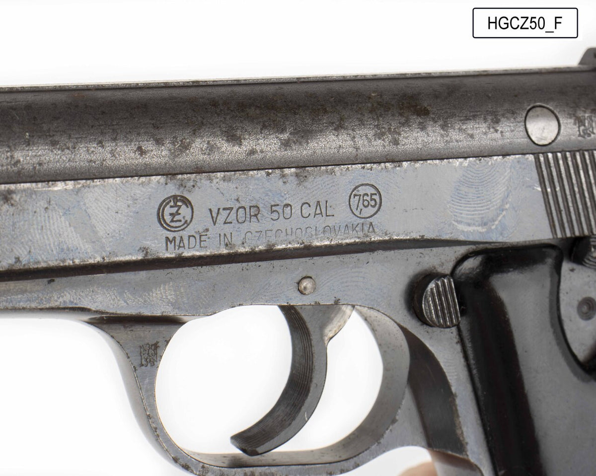 CZ vz.50 .32 ACP  3.8" Barrel Czech Police Surplus Blued Pistol , C&R Eligible