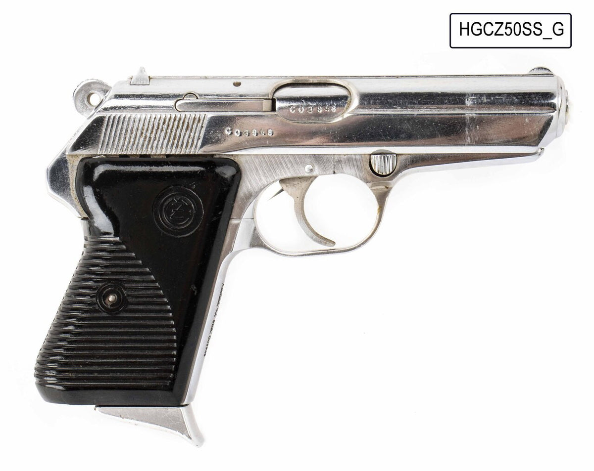 CZ vz.50  .32 ACP  3.8" Barrel Czech Police Surplus Hard Chrome Pistol , C&R Eligible