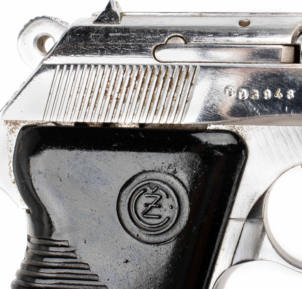 CZ vz.50  .32 ACP  3.8" Barrel Czech Police Surplus Hard Chrome Pistol , C&R Eligible