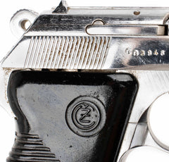 CZ vz.50  .32 ACP  3.8" Barrel Czech Police Surplus Hard Chrome Pistol , C&R Eligible