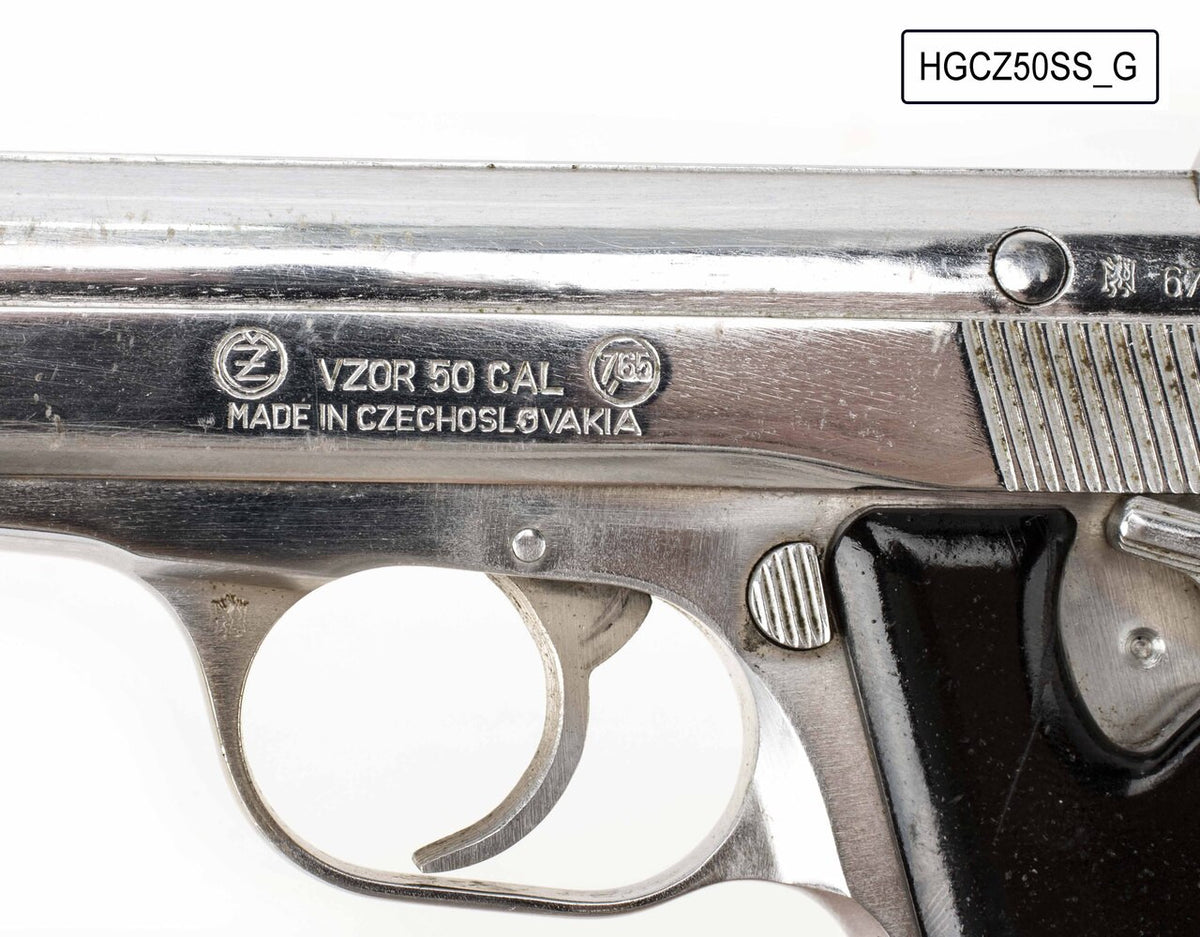 CZ vz.50  .32 ACP  3.8" Barrel Czech Police Surplus Hard Chrome Pistol , C&R Eligible