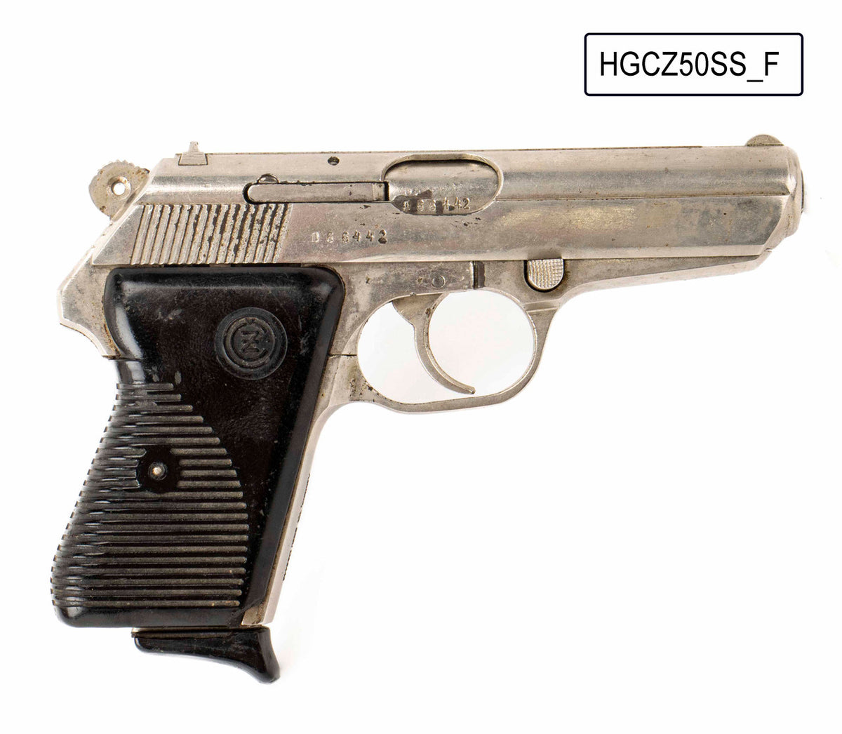 CZ vz.50  .32 ACP  3.8" Barrel Czech Police Surplus Hard Chrome Pistol , C&R Eligible