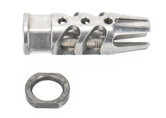 FoSTecH 30 Cal. Stainless Steel Strake Brake For AR-15
