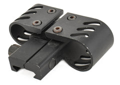 CAA AL134 Dual Flashlight / Laser Mount – Fits 1" & 3/4" Tubes