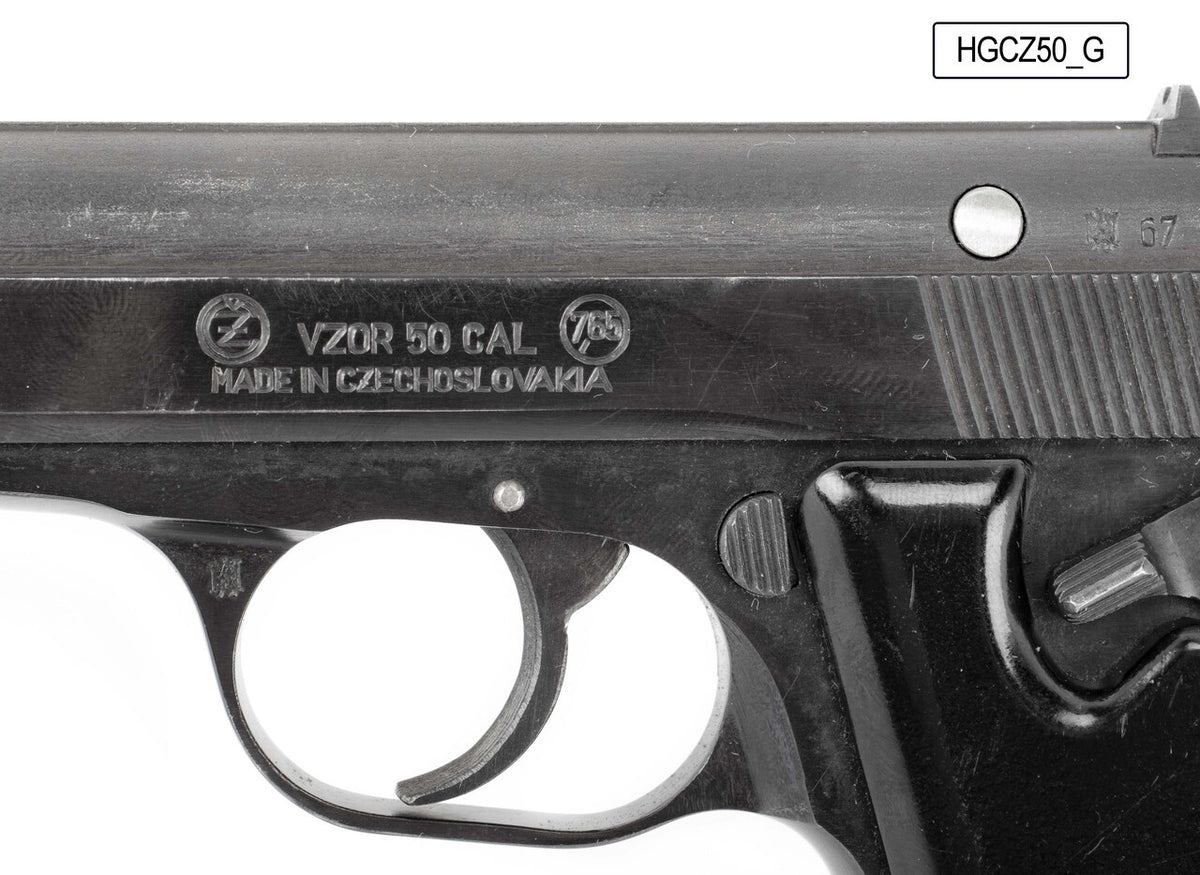 CZ vz.50 .32 ACP  3.8" Barrel Czech Police Surplus Blued Pistol , C&R Eligible