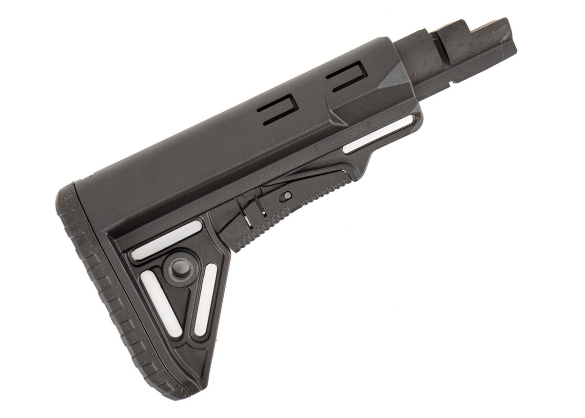 DLG Tactical "TBS Sharp" AK Collapsible Polymer Stock – Black