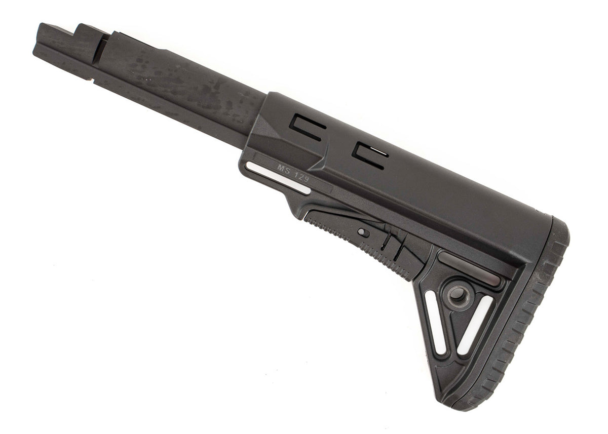 DLG Tactical "TBS Sharp" AK Collapsible Polymer Stock – Black