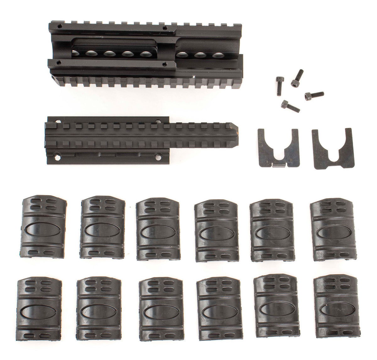 AK-47 Quad Rail Handguard – Two-Piece Aluminum w/Hardware
