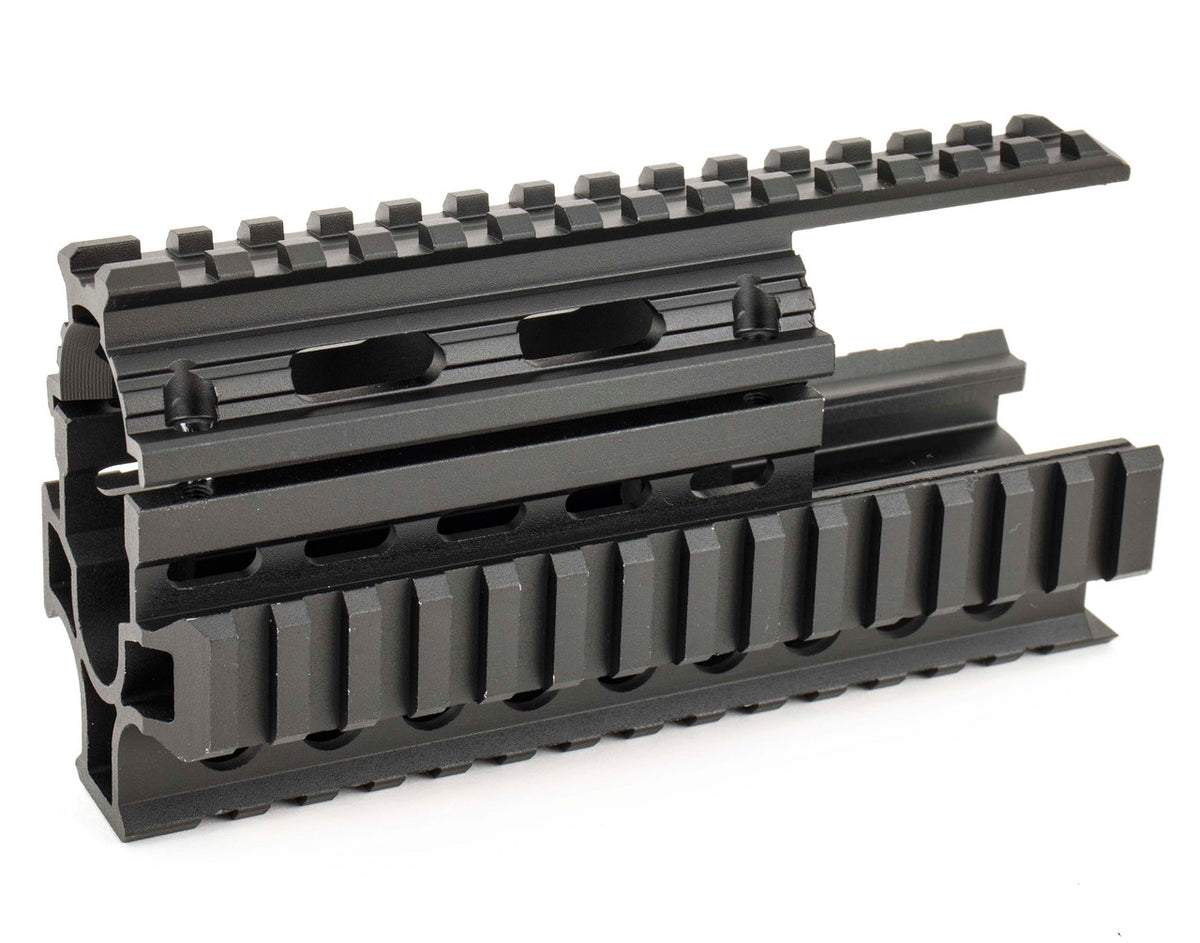 AK-47 Quad Rail Handguard – Two-Piece Aluminum w/Hardware