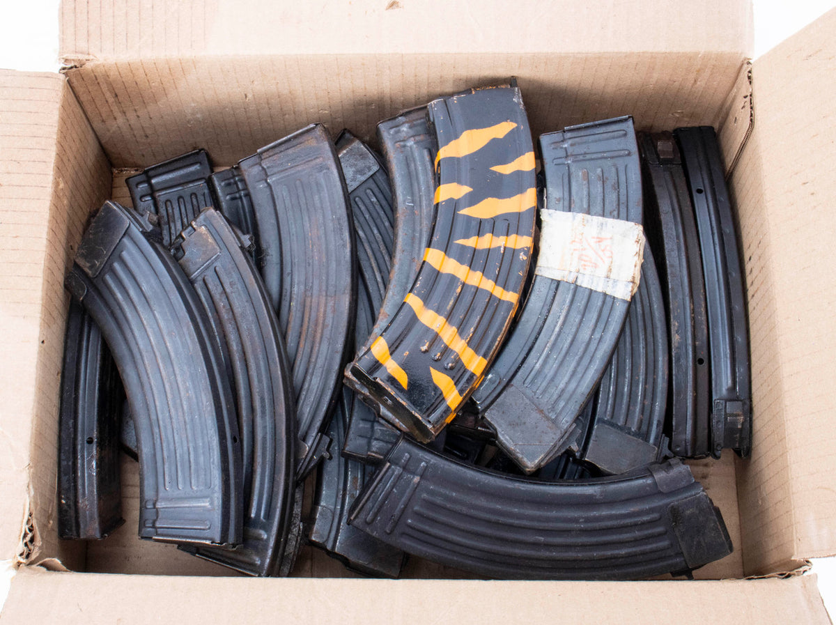 AK-47 Steel 30rd Magazines - Qty 22