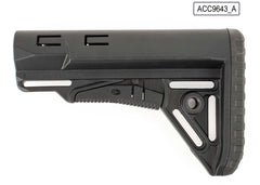 DLG Tactical "TBS Sharp" AK Collapsible Polymer Stock – Black