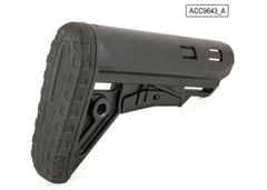 DLG Tactical "TBS Sharp" AK Collapsible Polymer Stock – Black