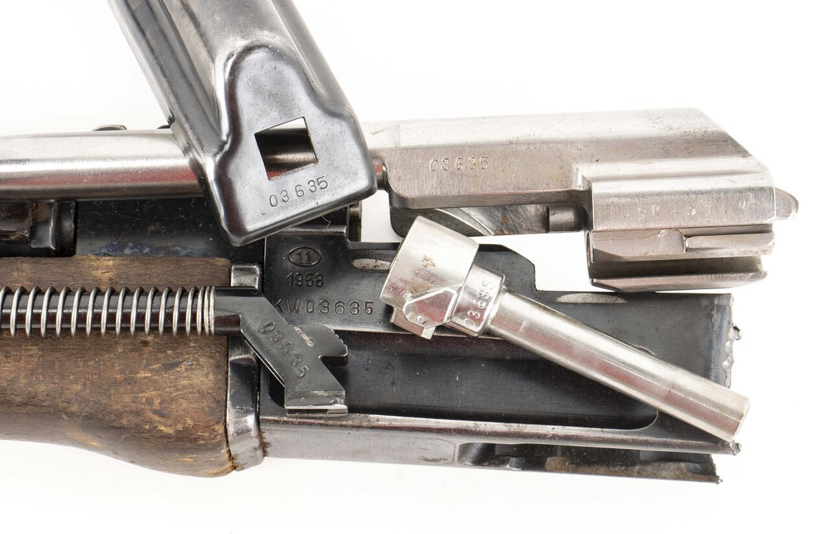 Polish Circle 11 KBK wz. 1958 Solid Fixed Stock Milled AK Parts Kit with Original Barrel & Matching Numbers #03635