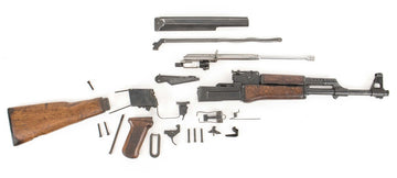 Polish Circle 11 KBK wz. 1958 Solid Fixed Stock Milled AK Parts Kit with Original Barrel & Matching Numbers #07407