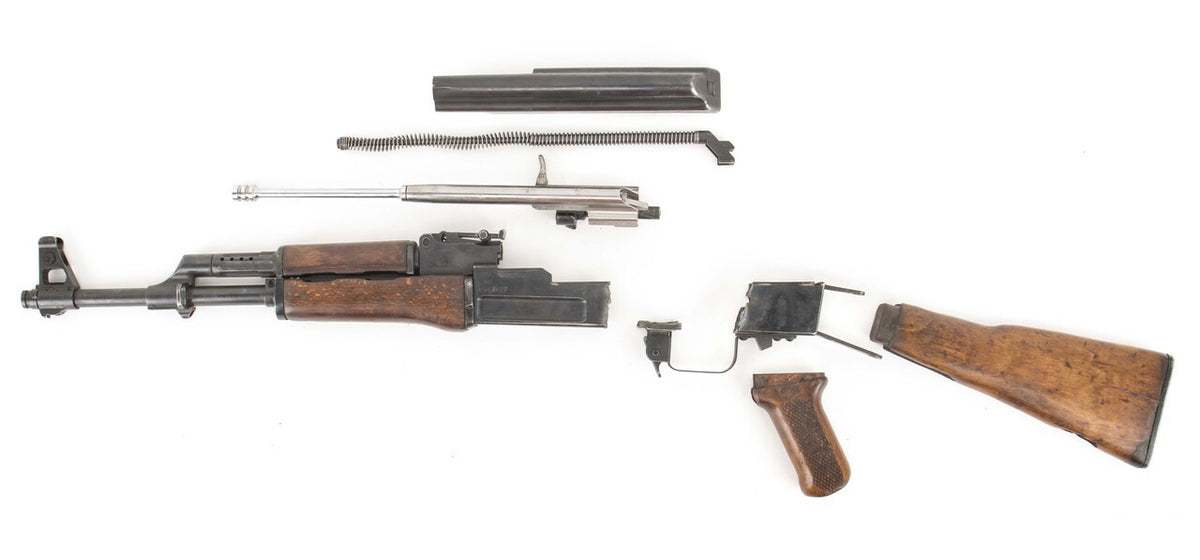 Polish Circle 11 KBK wz. 1958 Solid Fixed Stock Milled AK Parts Kit with Original Barrel & Matching Numbers #07407