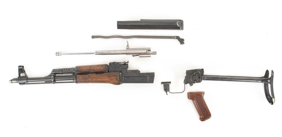 Polish Circle 11 KBK wz. 1958 Underfolder Stock Milled AK Parts Kit with Original Barrel & Matching Numbers #1704