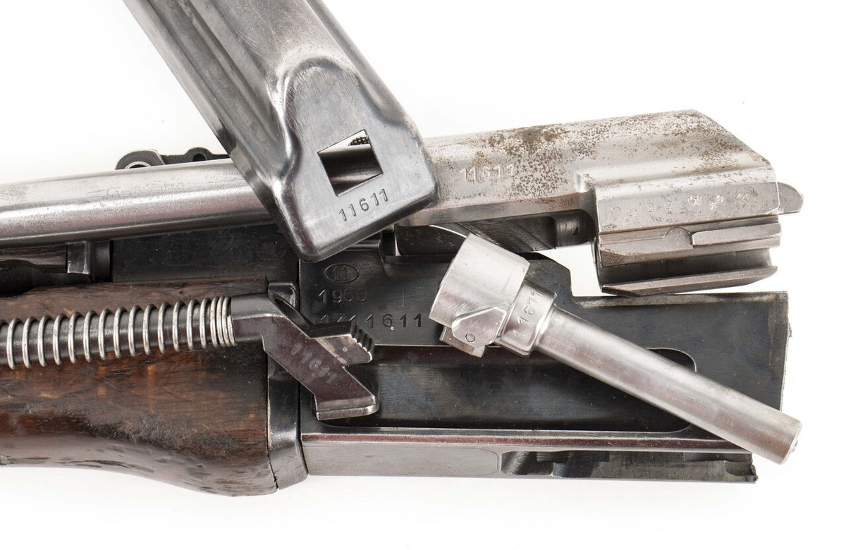 Polish Circle 11 KBK wz. 1960 Underfolder Stock Milled AK Parts Kit with Original Barrel & Matching Numbers #11611