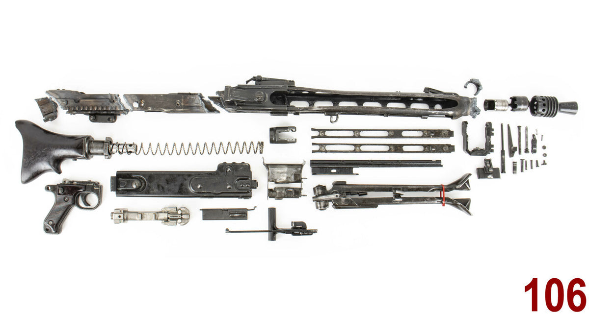 MG42 Parts Kit – WWII Era 7.62x51 NATO (.308) Original German - 106
