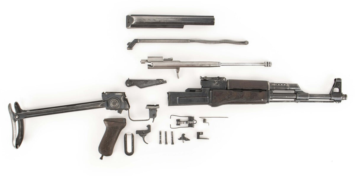 Polish Circle 11 KBK wz. 1960 Underfolder Stock Milled AK Parts Kit with Original Barrel & Matching Numbers #11540