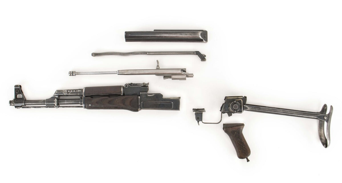 Polish Circle 11 KBK wz. 1960 Underfolder Stock Milled AK Parts Kit with Original Barrel & Matching Numbers #11540