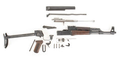 Polish Circle 11 KBK wz. 1960 Underfolder Stock Milled AK Parts Kit with Original Barrel & Matching Numbers #04345