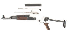 Polish Circle 11 KBK wz. 1960 Underfolder Stock Milled AK Parts Kit with Original Barrel & Matching Numbers #04345