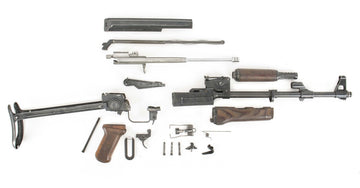 Polish Circle 11 KBK wz. 1961 Underfolder Stock Milled AK Parts Kit with Original Barrel & Non-Matching Numbers #04916