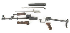 Polish Circle 11 KBK wz. 1961 Underfolder Stock Milled AK Parts Kit with Original Barrel & Non-Matching Numbers #04916