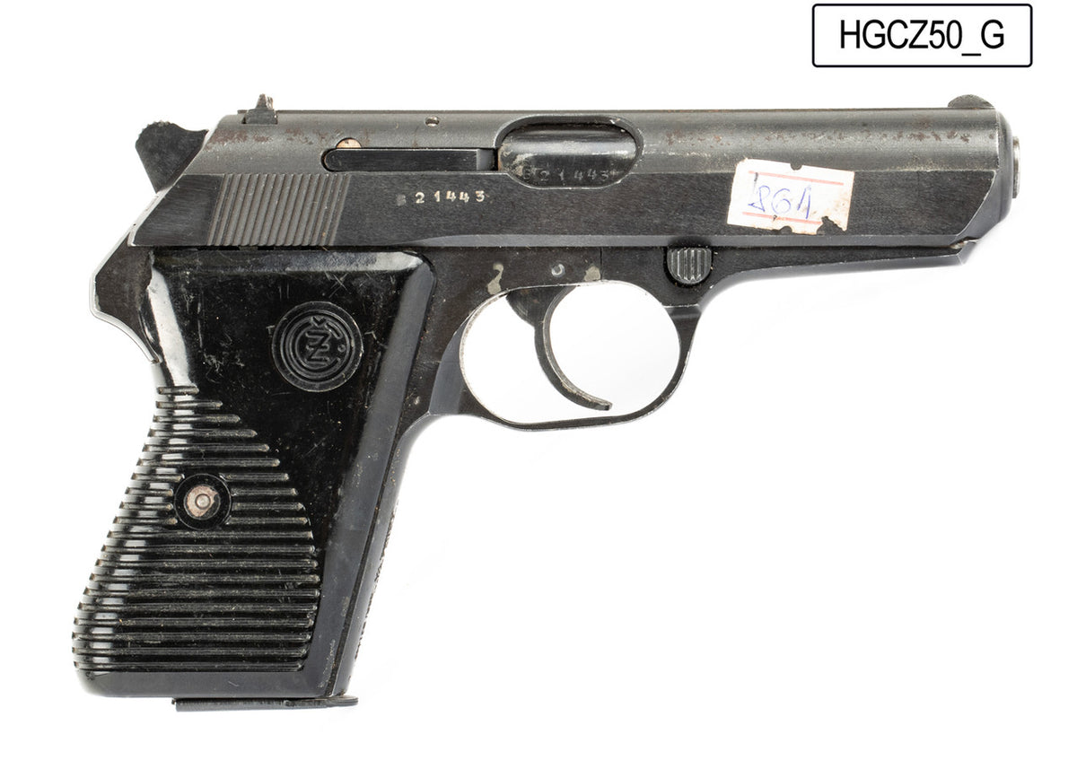 CZ vz.50 .32 ACP  3.8" Barrel Czech Police Surplus Blued Pistol , C&R Eligible