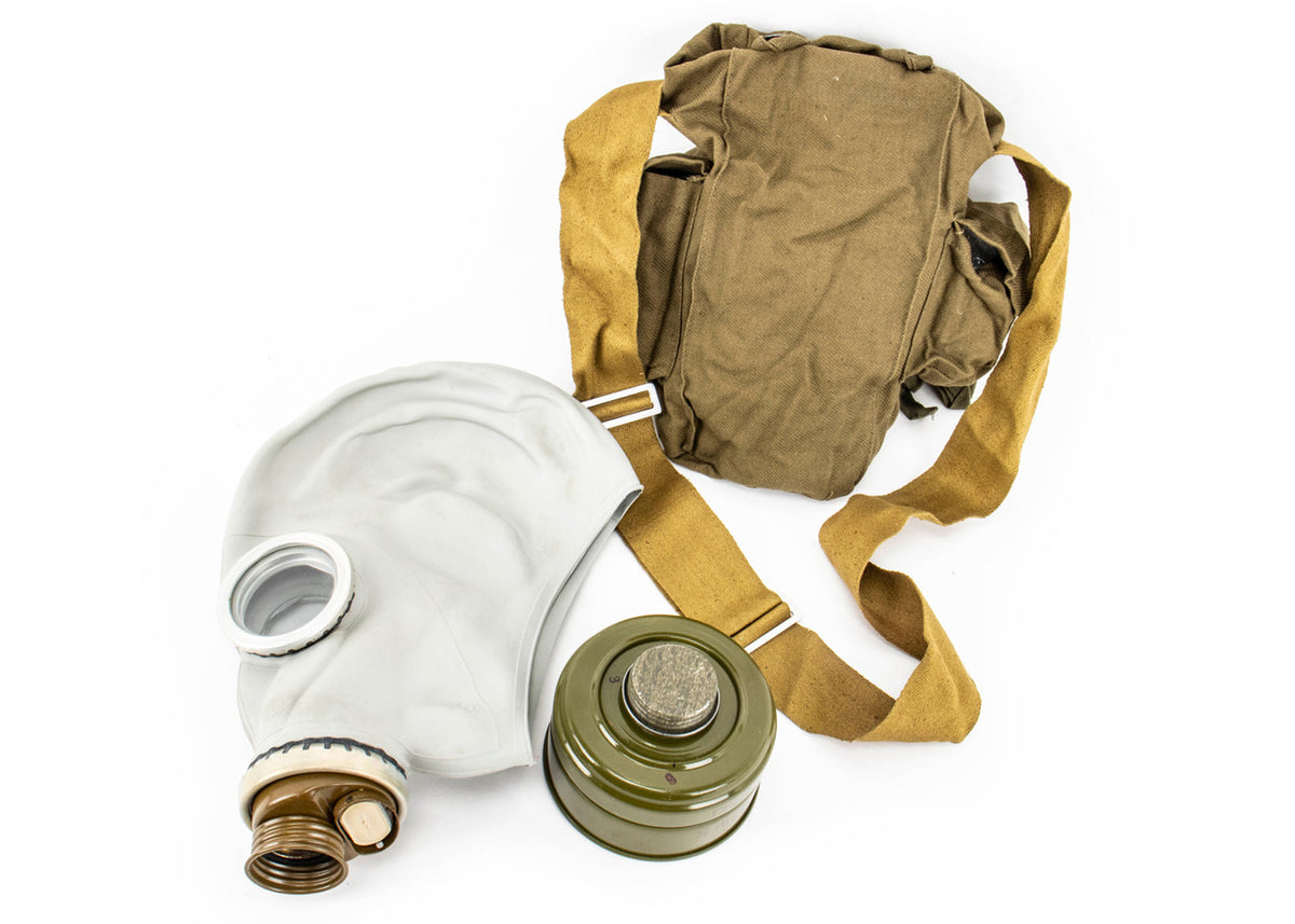 Gas Mask Russian / Soviet GP-5 - Black or Grey - Includes Filter and Bag