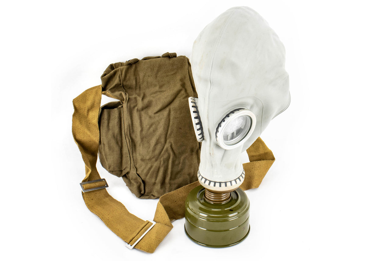 Gas Mask Russian / Soviet GP-5 - Black or Grey - Includes Filter and Bag - 30 PACK