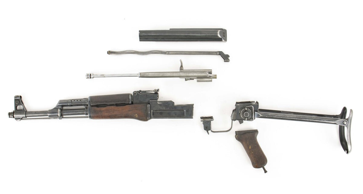 Polish Circle 11 KBK wz. 1960 Underfolder Stock Milled AK Parts Kit with Original Barrel & Matching Numbers #04276