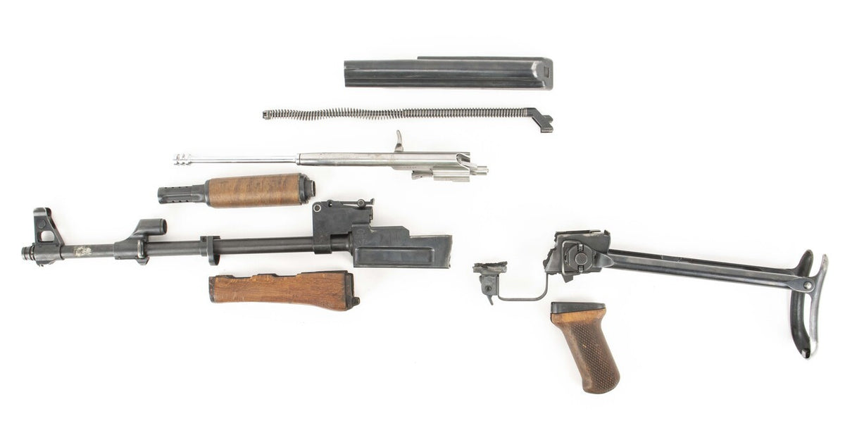 Polish Circle 11 KBK wz. 1960 Underfolder Stock Milled AK Parts Kit with Original Barrel & Non-Matching Numbers #20881