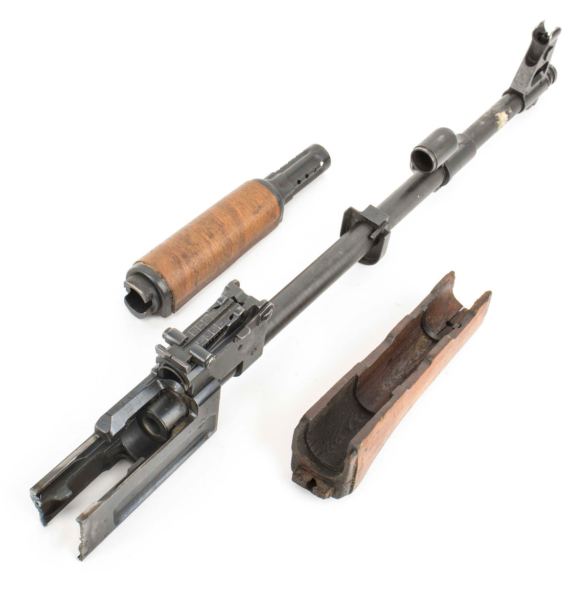 Polish Circle 11 KBK wz. 1960 Underfolder Stock Milled AK Parts Kit with Original Barrel & Non-Matching Numbers #20881