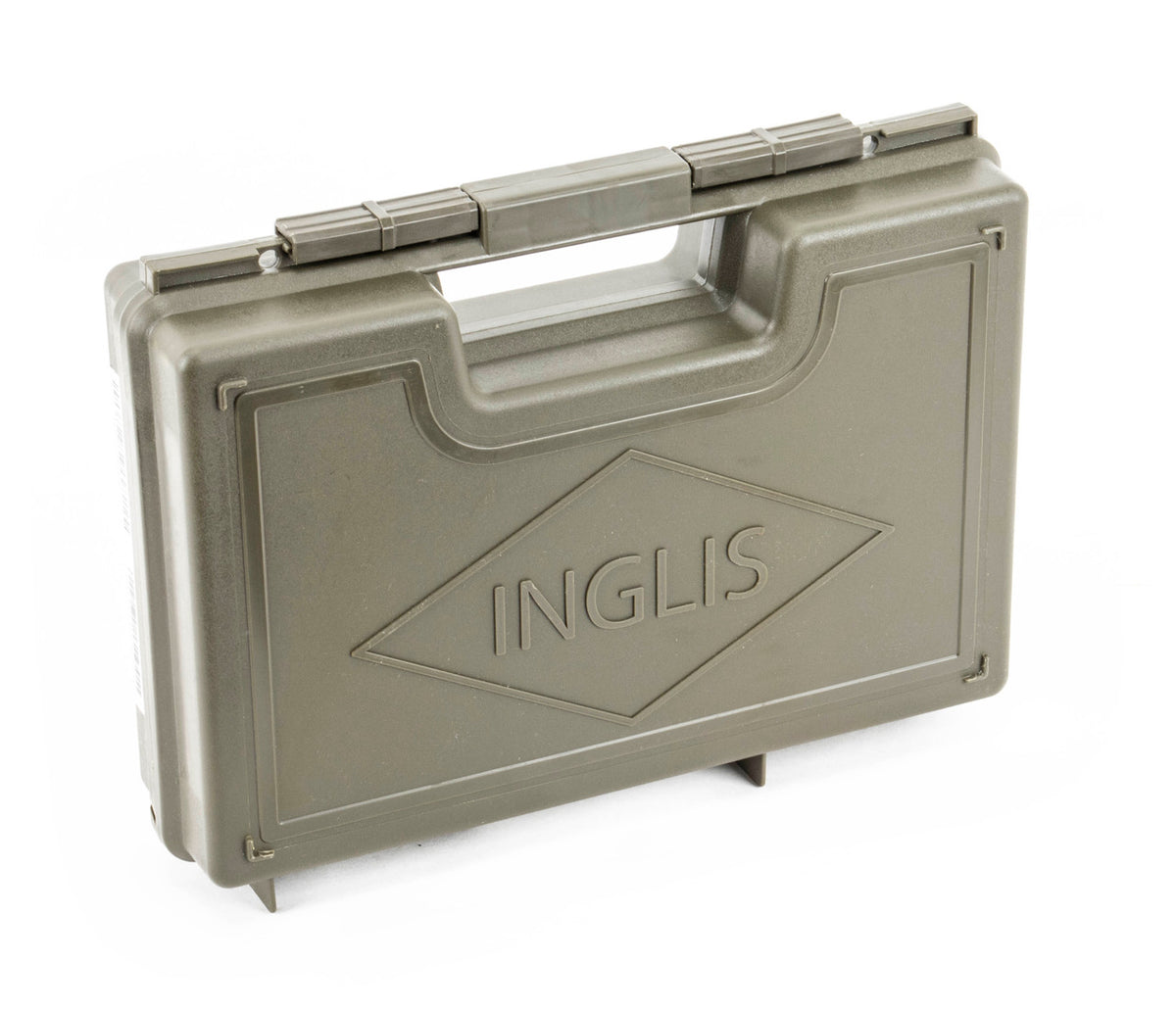 SDS Inglis P-35 9mm Luger 15+1 4.70" Stainless Barrel, Satin Nickel Steel Slide & Frame w/Beavertail, Picatinny Rail, G10 Grips
