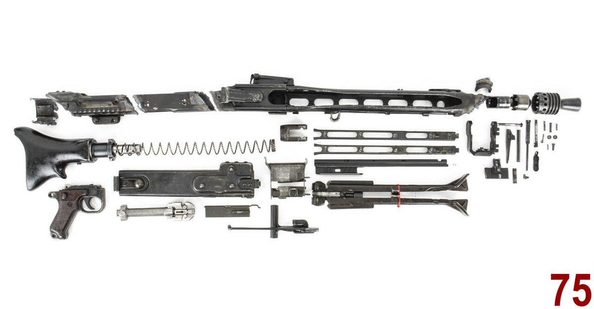 MG42 Parts Kit – WWII Era 7.62x51 NATO (.308) Original German - 75