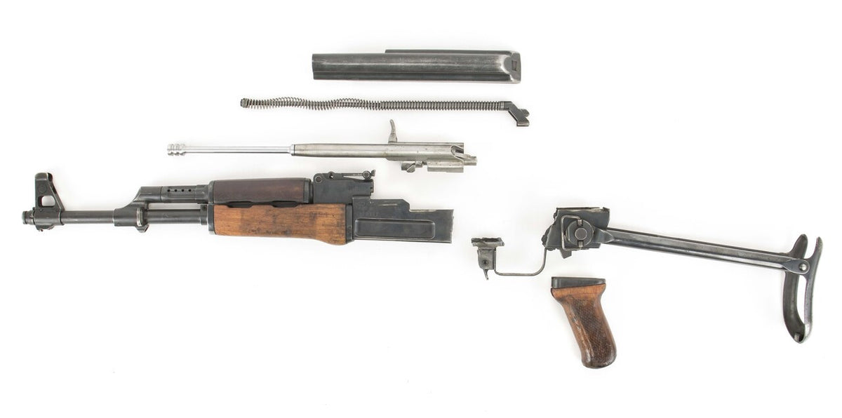 Polish Circle 11 KBK wz. 1961 Underfolder Stock Milled AK Parts Kit with Original Barrel & Matching Numbers #16537
