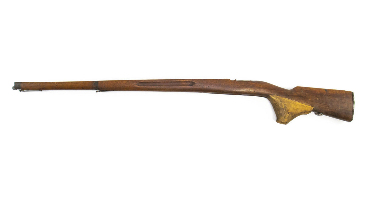 Original Swedish Mauser M96 Rifle Hardwood Stock w/Trajectory Range Plate 8556