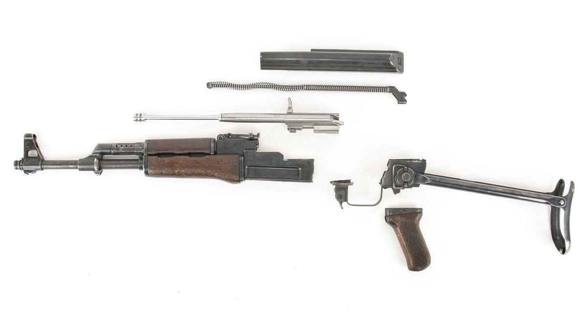 Polish Circle 11 KBK wz. 1959 Underfolder Stock Milled AK Parts Kit with Original Barrel & Matching Numbers #14645