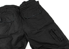 MIL-TEC Black Pre-Washed Cotton Pilot Cargo Pants