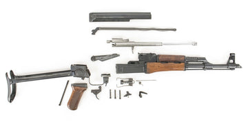 Polish Circle 11 KBK wz. 1958 Underfolder Stock Milled AK Parts Kit with Original Barrel & Matching Numbers #02221